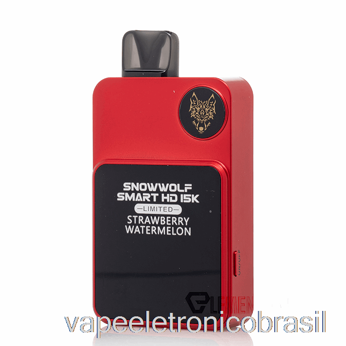 Vape Vaporesso Snowwolf Smart Hd 15k Limitado Descartável Morango Melancia